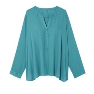 Teal High Low Tunic